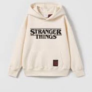 Stranger Things Cream Hoodie